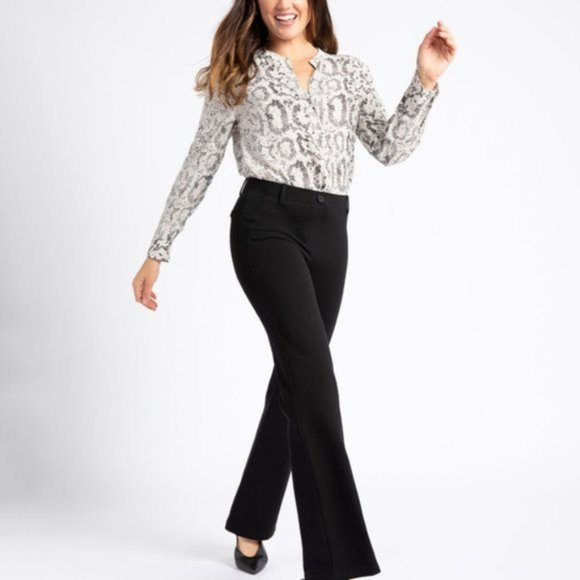 Betabrand Black Women's Trousers - Picture 1 of 9